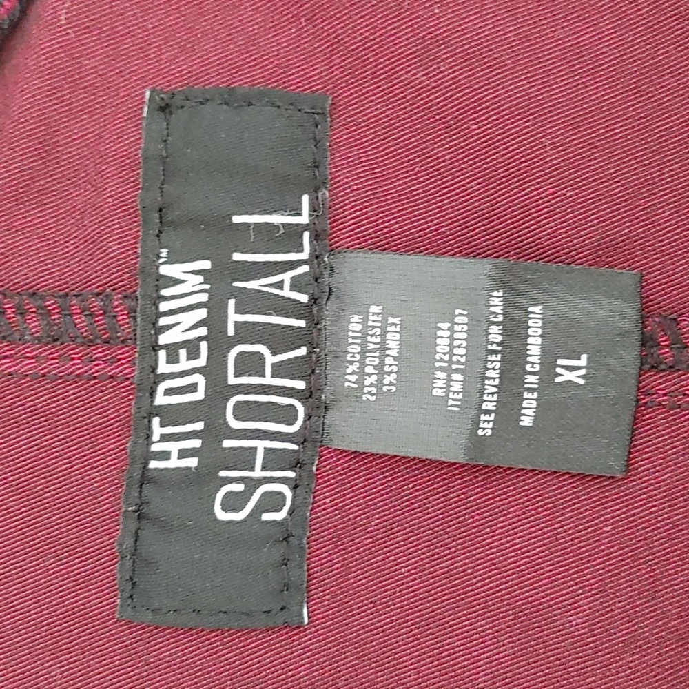 Hot Topic Red Plaid Shortall Size XL - Picture 4 of 5